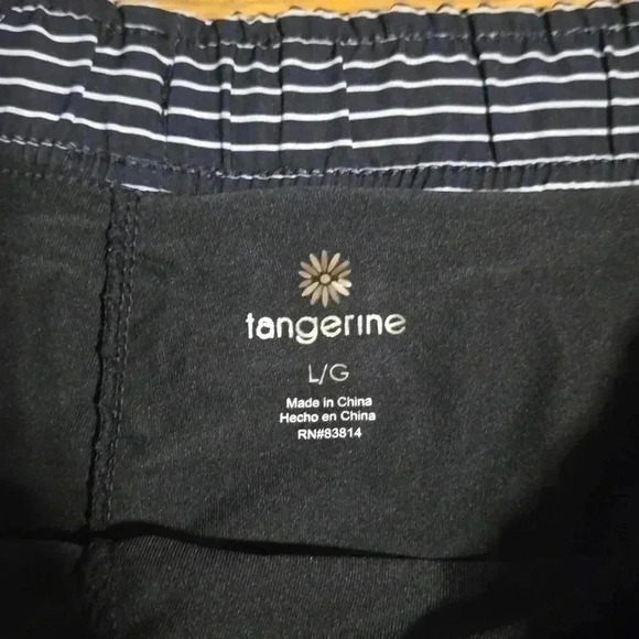 Tangerine Black Stripped Shorts L - Picture 2 of 3